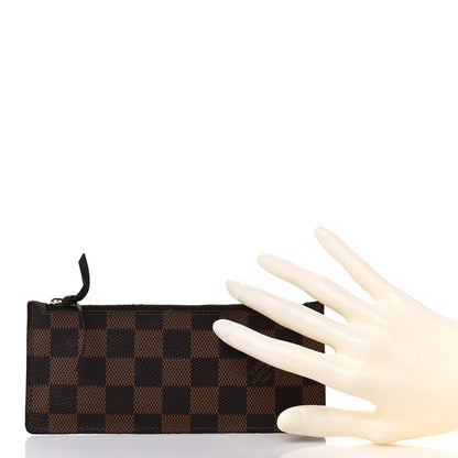 Louis Vuitton Damier Ebene Josephine Wallet Zippered Insert 2 of 13