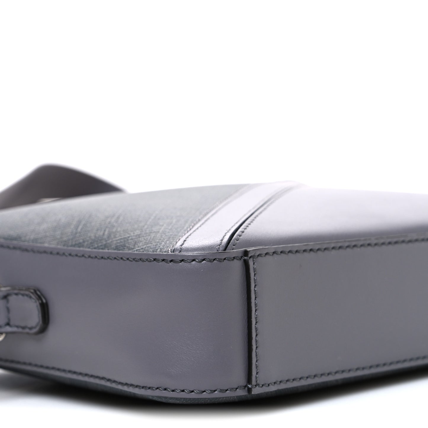 Glazed Fabric Vitello Liberty FF 1974 Diagonal Medium Camera Case Grey