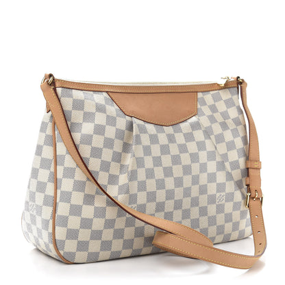 Louis Vuitton Damier Azur Siracusa MM 3 of 10