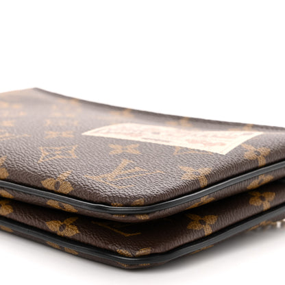 Louis Vuitton Monogram World Tour Double Zip Pochette 10 of 10
