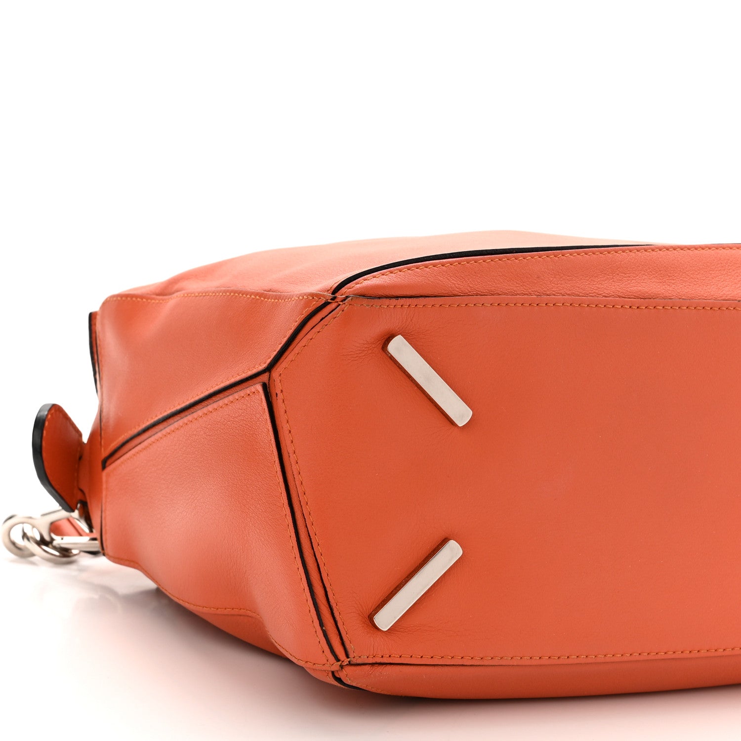 Loewe Calfskin Medium Puzzle Bag Orange 8 of 12