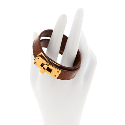 Hermes Barenia Kelly Double Tour Bracelet Fauve 2 of 5