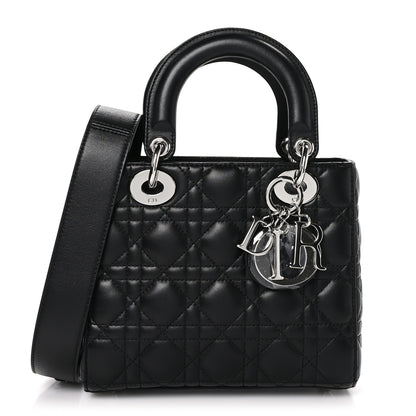 Christian Dior Lambskin Cannage Small My ABCDior Lady Dior Black 1 of 10