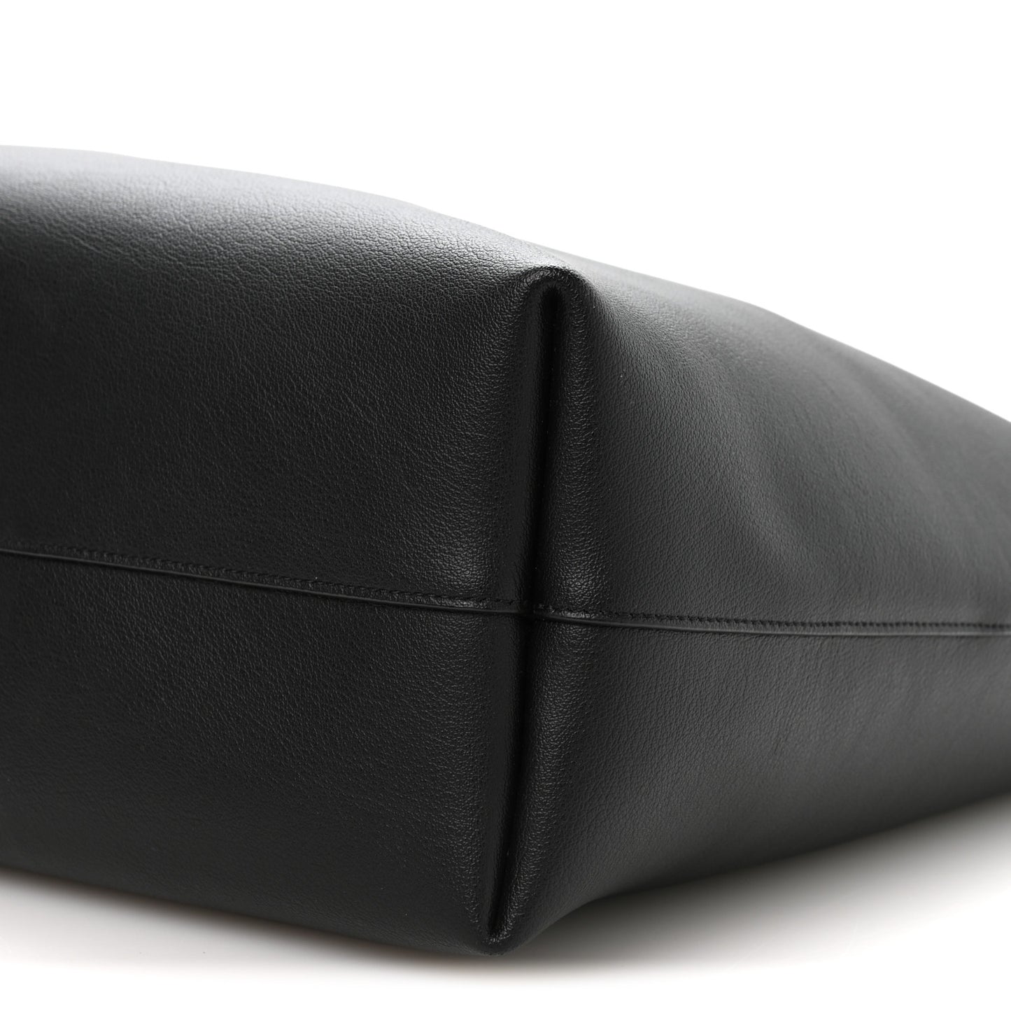 Calfskin Large Shopping Tote Black
