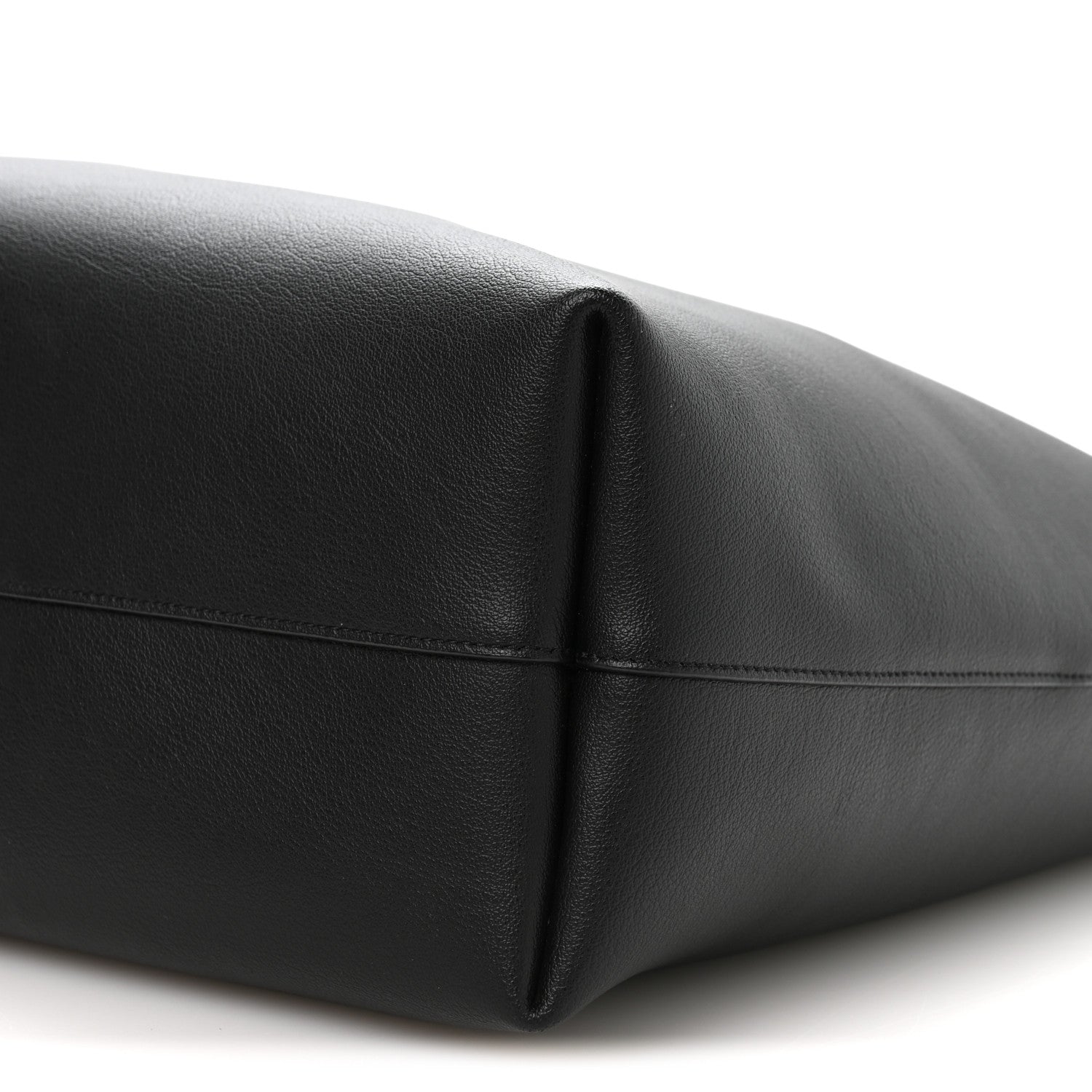 Saint Laurent Calfskin Large Shopping Tote Black 10 of 10