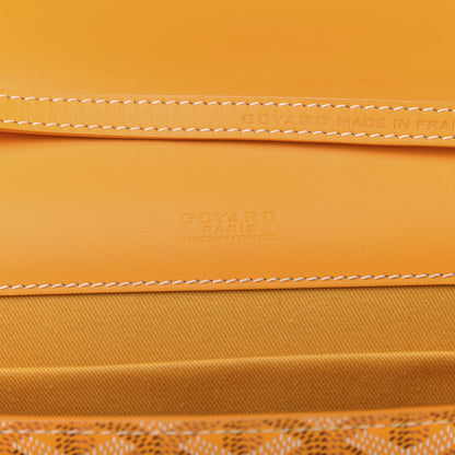 Goyard Goyardine Monte Carlo Bois Clutch With Strap Yellow 8 of 11