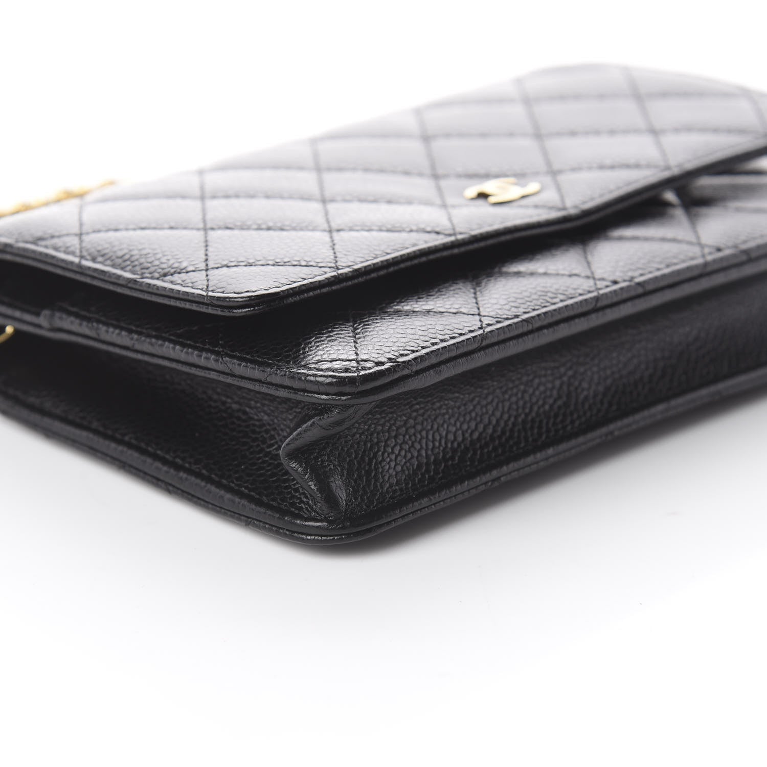 Chanel Caviar Quilted Wallet On Chain WOC Black 5 of 9