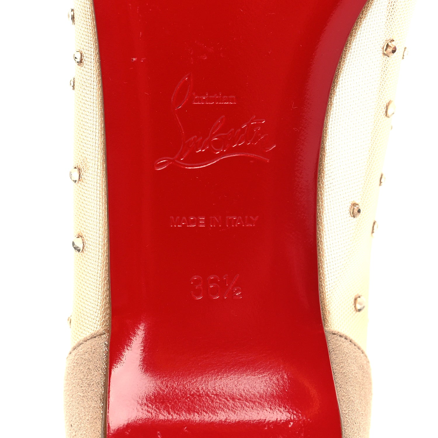 Christian Louboutin Crystal Strass Follies Flats 36.5 6 of 8