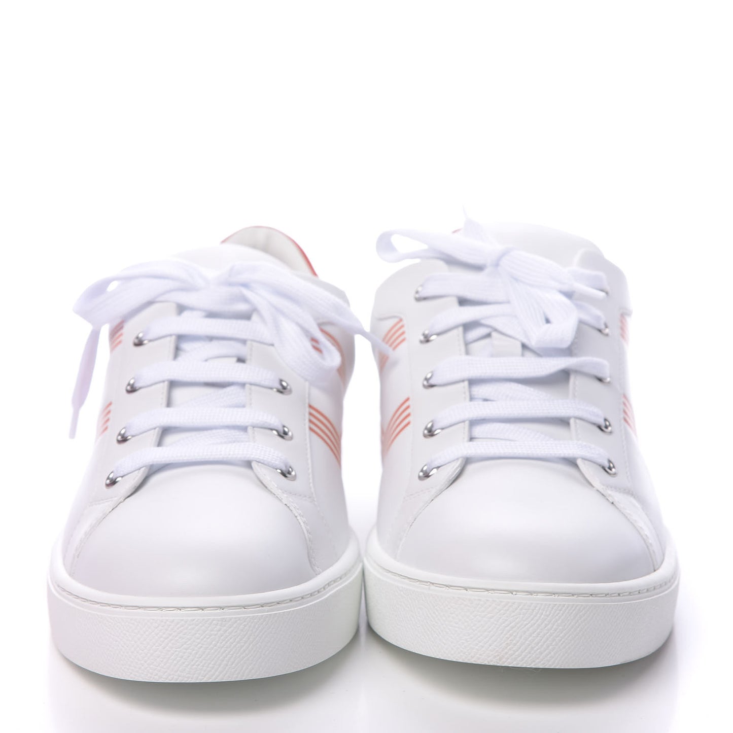 Calfskin Mens Avantage Sneakers 44 Orange