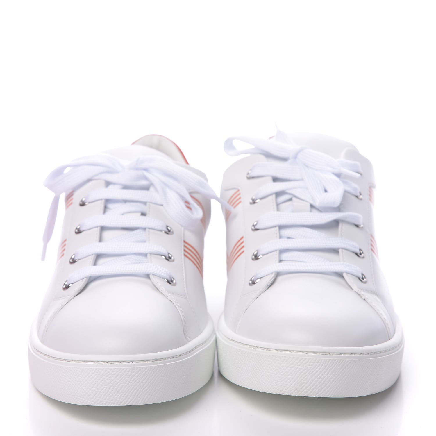 Hermes Calfskin Mens Avantage Sneakers 44 Orange 2 of 9