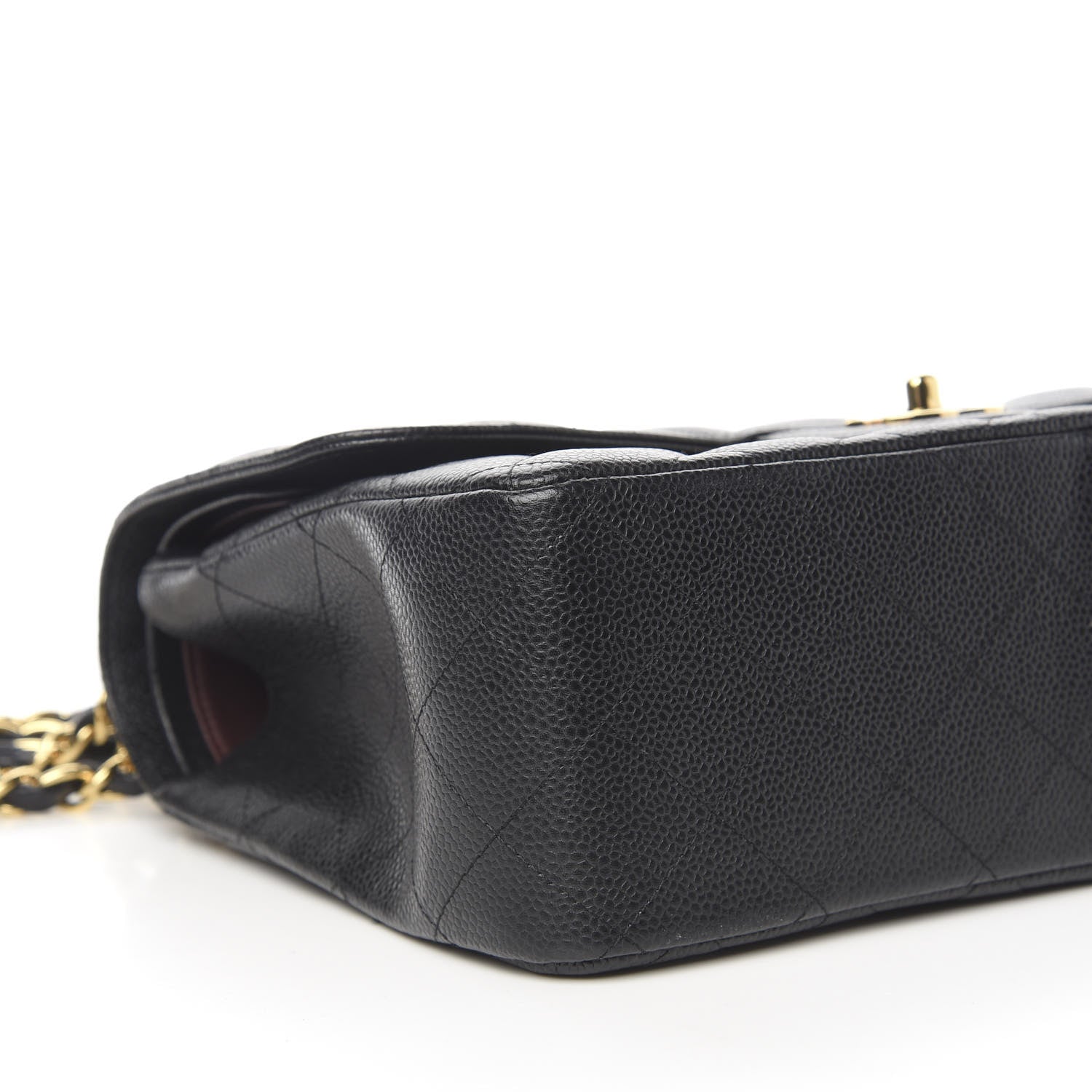 Chanel Caviar Quilted Jumbo Double Flap Black 8 of 11