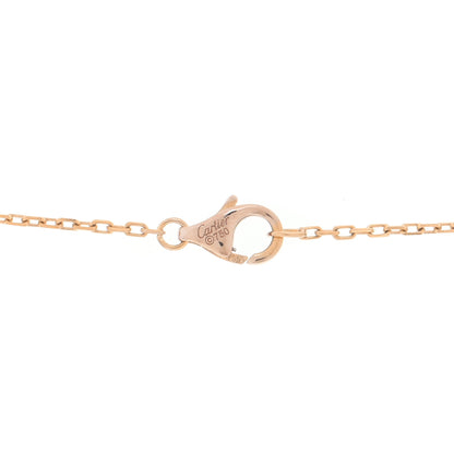 Cartier 18K Pink Gold Diamond Trinity Pendant Necklace 6 of 8