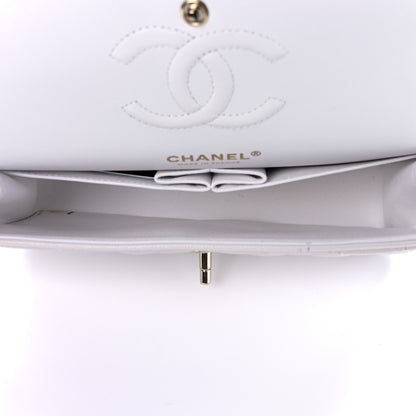 Chanel Caviar Quilted Small Double Flap White 5 of 11