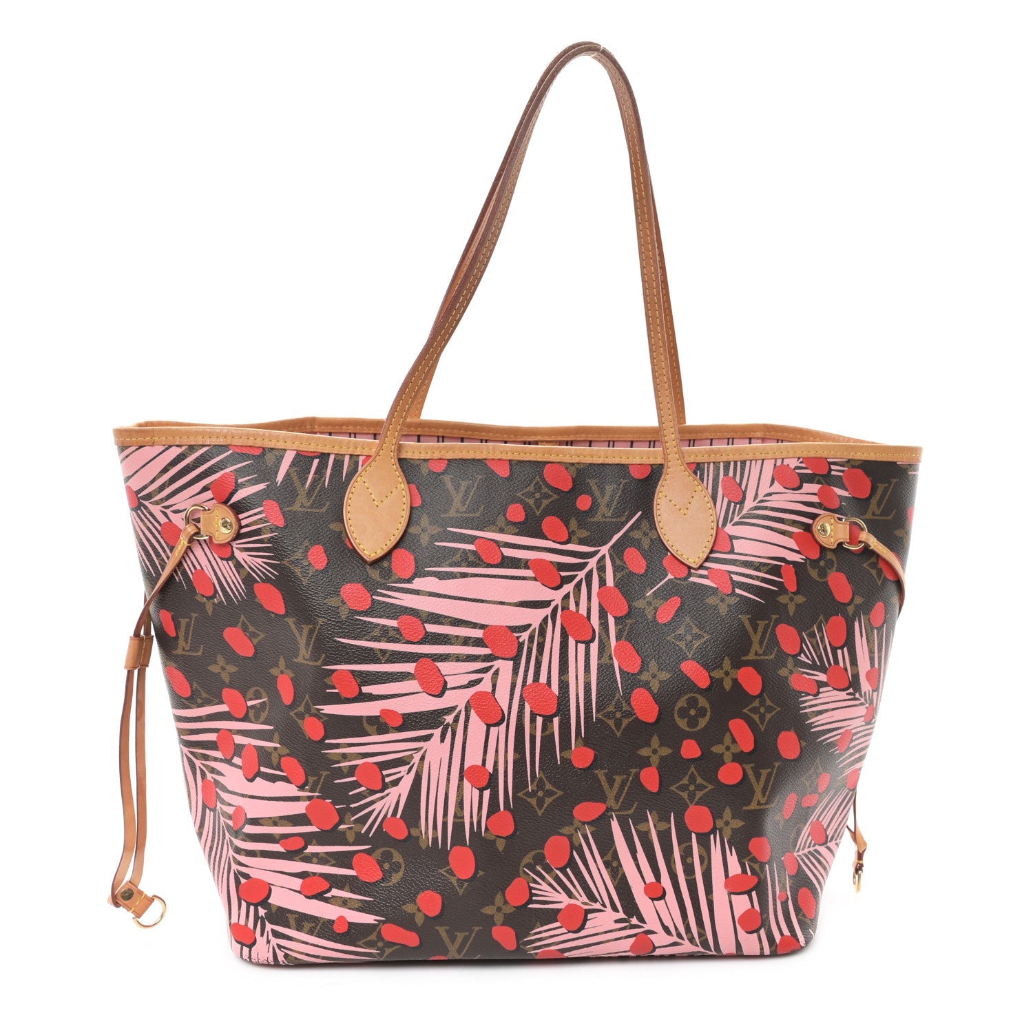 Louis Vuitton Monogram Jungle Dots Neo Neverfull MM Sugar Pink Poppy 1 of 13