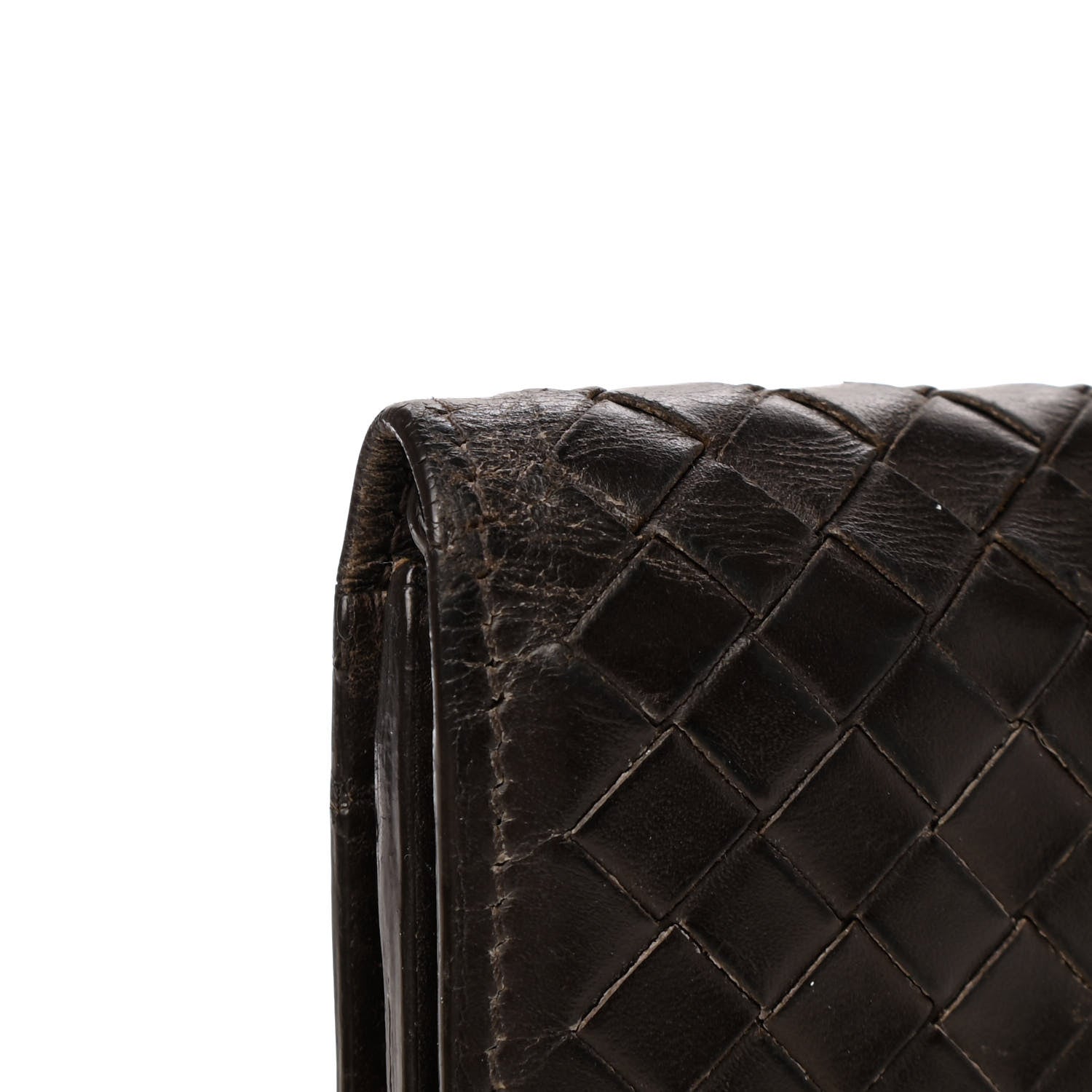 Bottega Veneta Nappa Intrecciato Continental Flap Wallet Brown 8 of 9