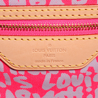 Louis Vuitton Monogram Graffiti Neverfull GM Fuchsia 6 of 7