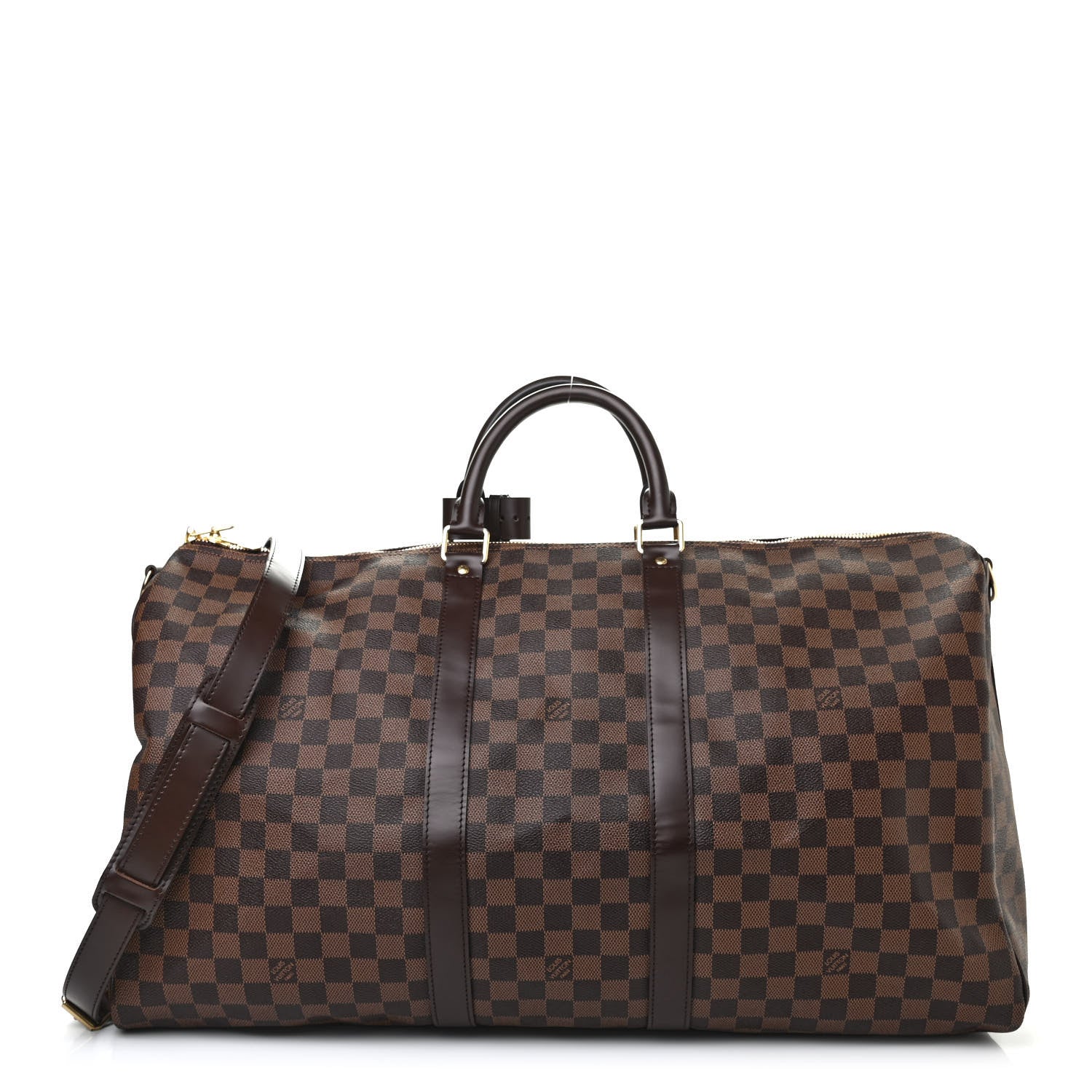 Louis Vuitton Damier Ebene Keepall Bandouliere 55 1 of 11