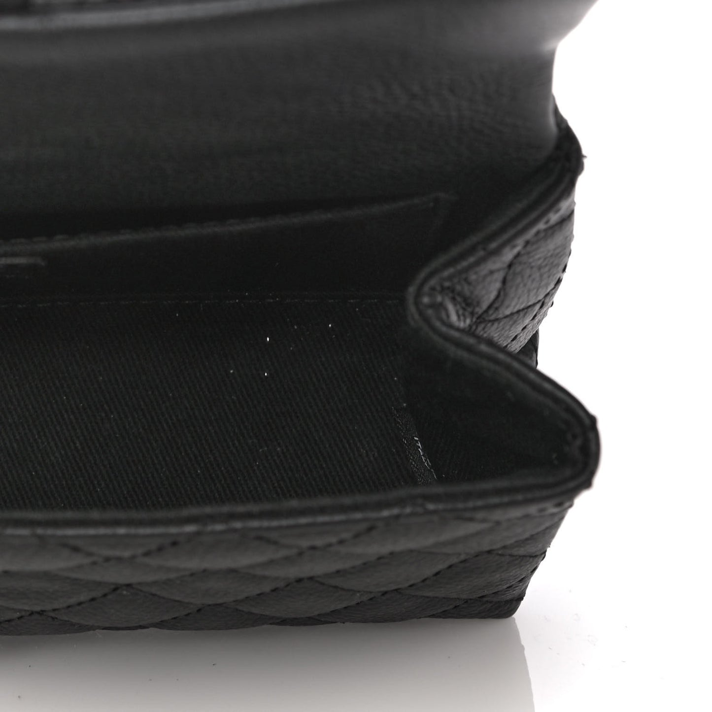 Grained Calfskin Quilted 2.55 Reissue Flap Belt Bag Clutch Black