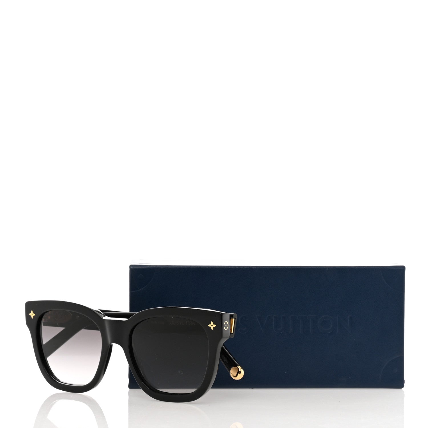 Louis Vuitton Acetate My Monogram Square Sunglasses Z1523W Black 8 of 8