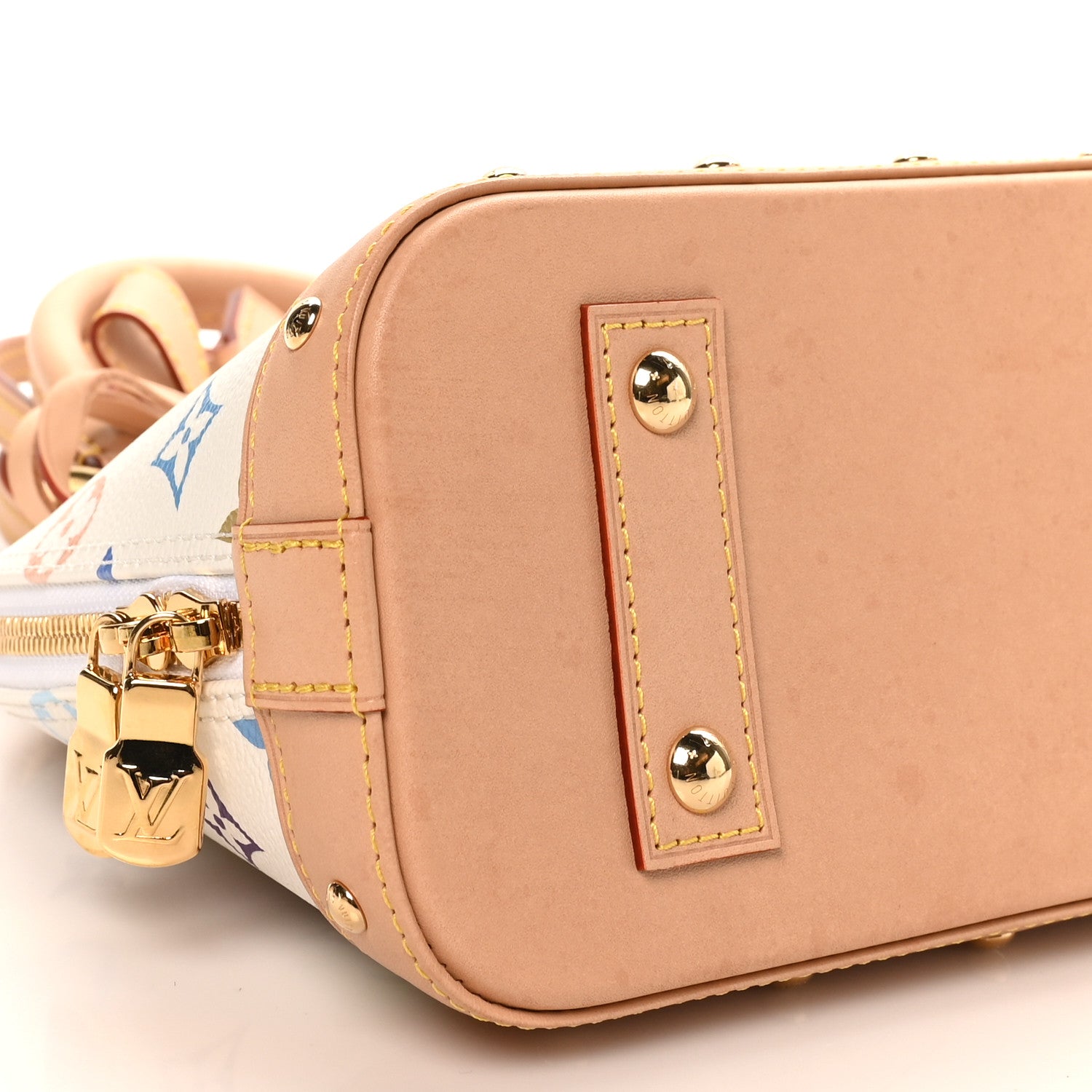 Louis Vuitton LV x TM Monogram Multicolor Alma BB White 8 of 9