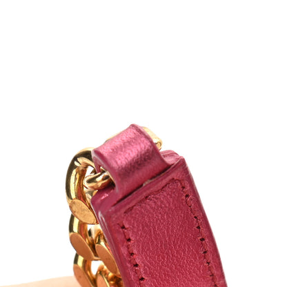 Saint Laurent Metallic Lambskin Classic Duffle Toy Pink 11 of 11