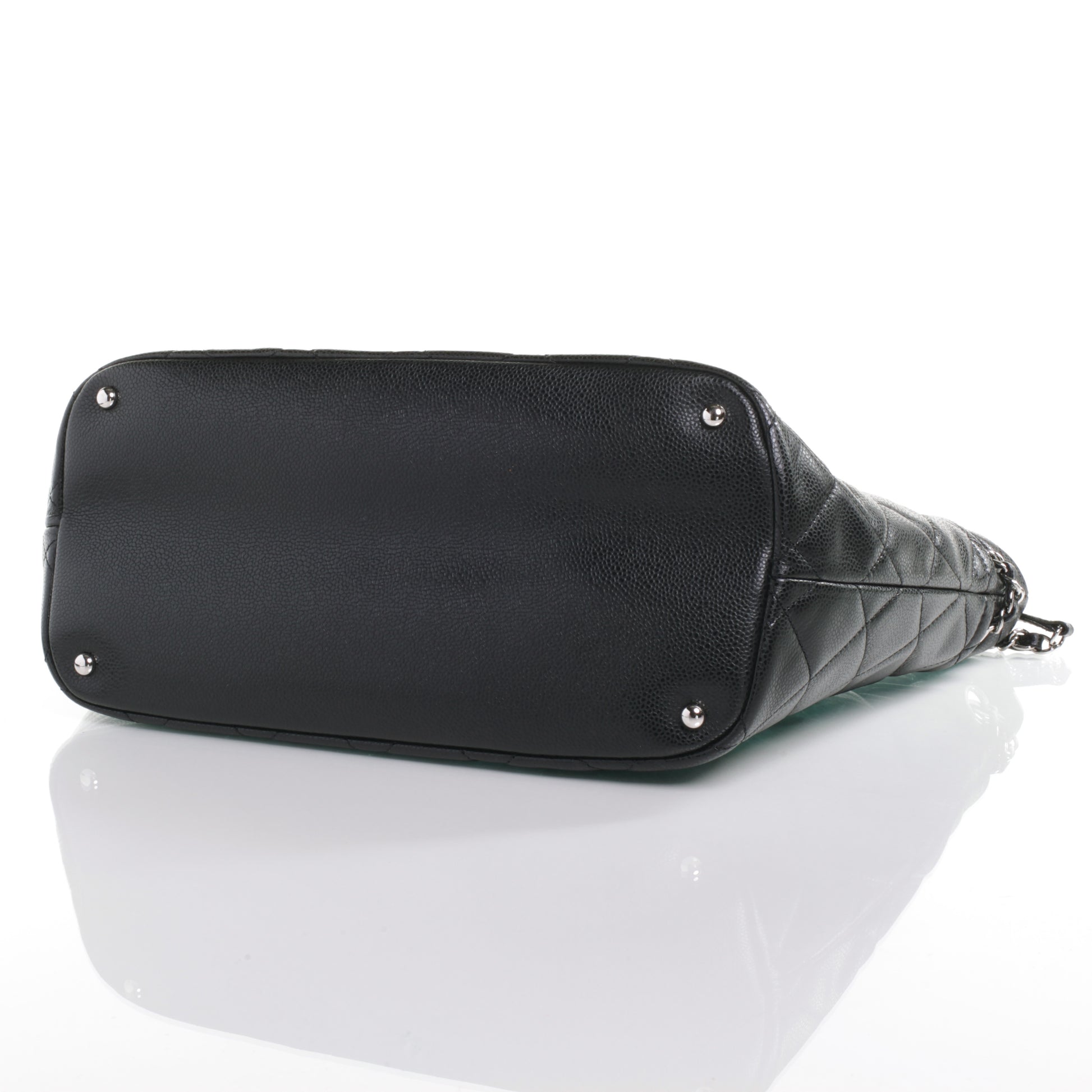 Chanel Caviar CC Timeless Tote Black 4 of 7