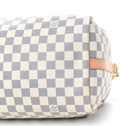 Louis Vuitton Damier Azur Speedy Bandouliere 30 7 of 10