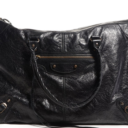 Balenciaga Agneau Weekender Black 9 of 10