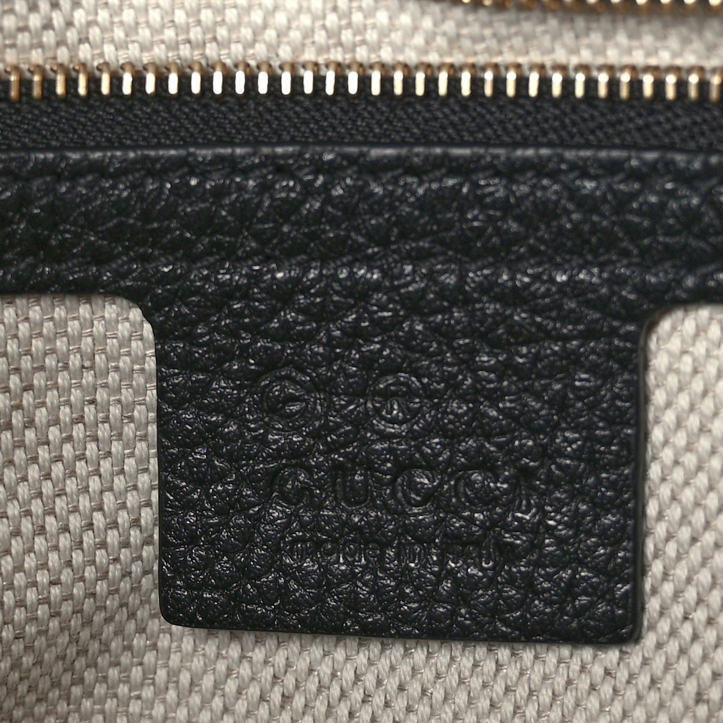 Pebbled Calfskin Medium Soho Flap Crossbody Black