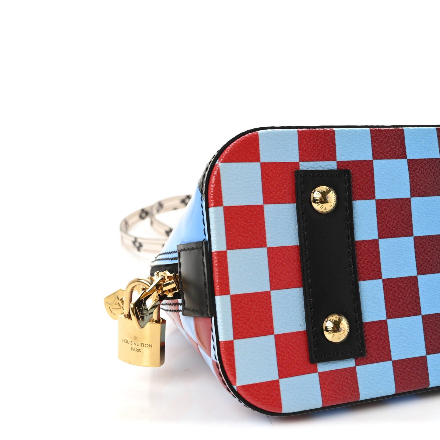 Epi Damier Race Alma BB Blue Vert