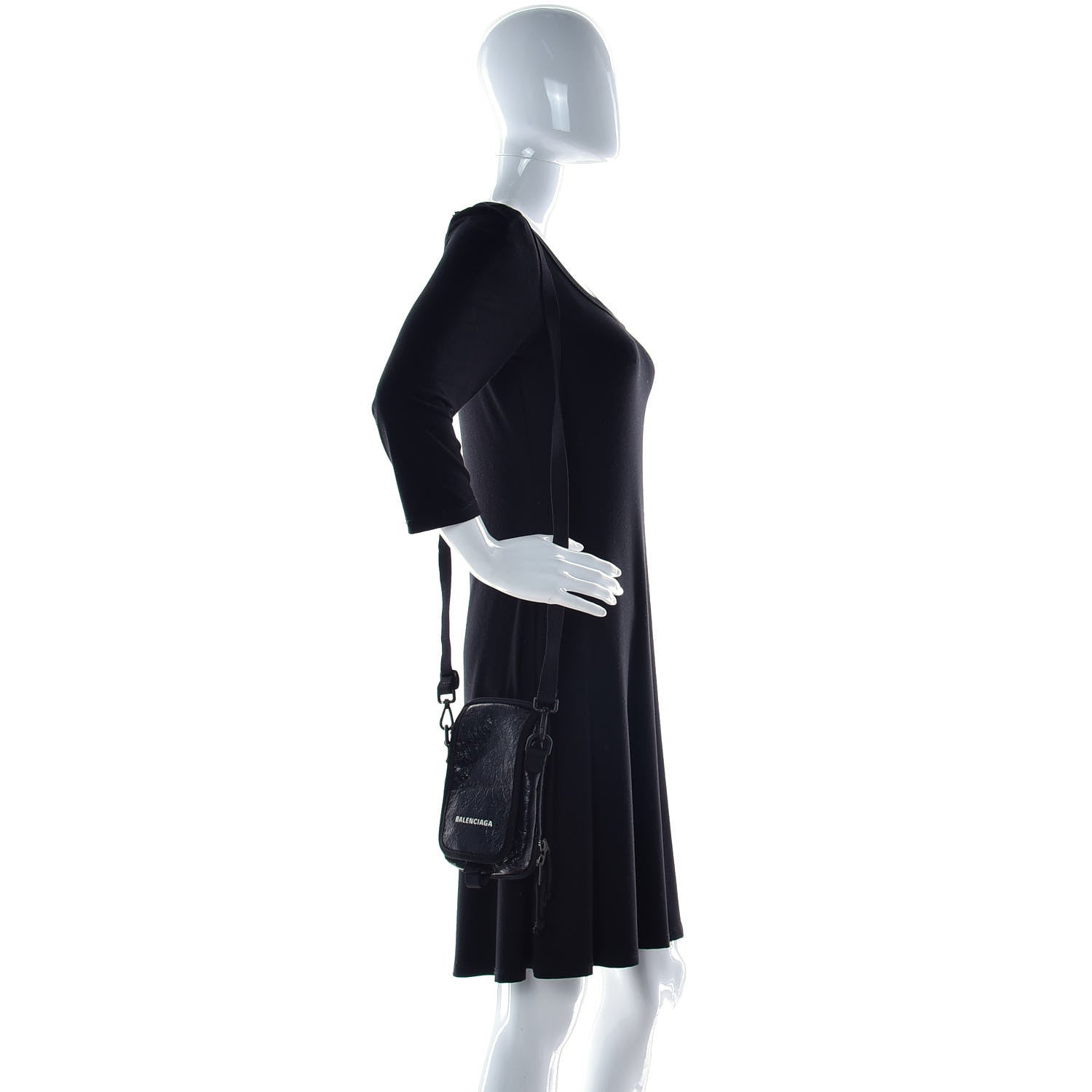 Balenciaga Agneau Explorer Crossbody Black 3 of 12