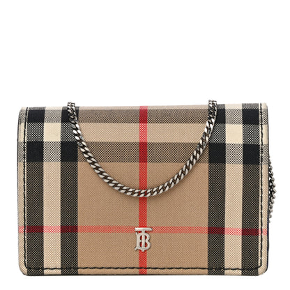 Burberry Vintage Check Jessie TB Crossbody Black 1 of 13