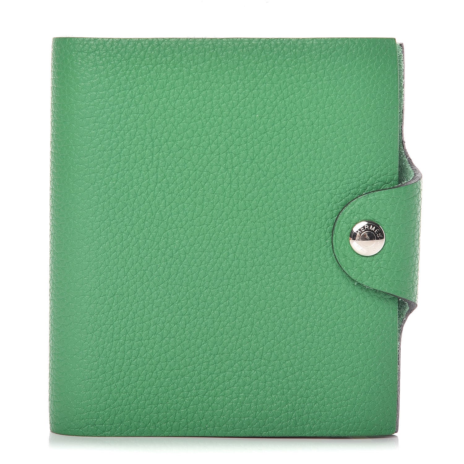 Hermes Taurillon Clemence Ulysse Mini Notebook Bambou 1 of 8
