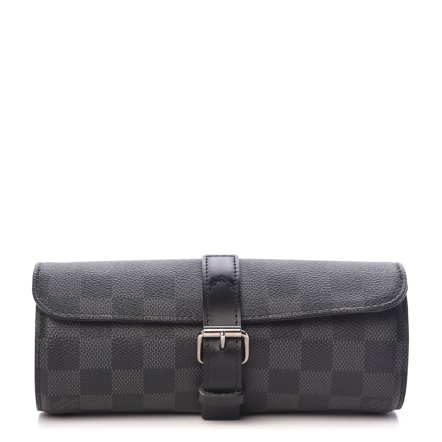 Louis Vuitton Damier Graphite 3 Watch Travel Case 1 of 10