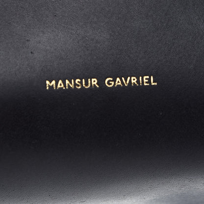 Mansur Gavriel Calfskin Mini Backpack Black Royal 6 of 8