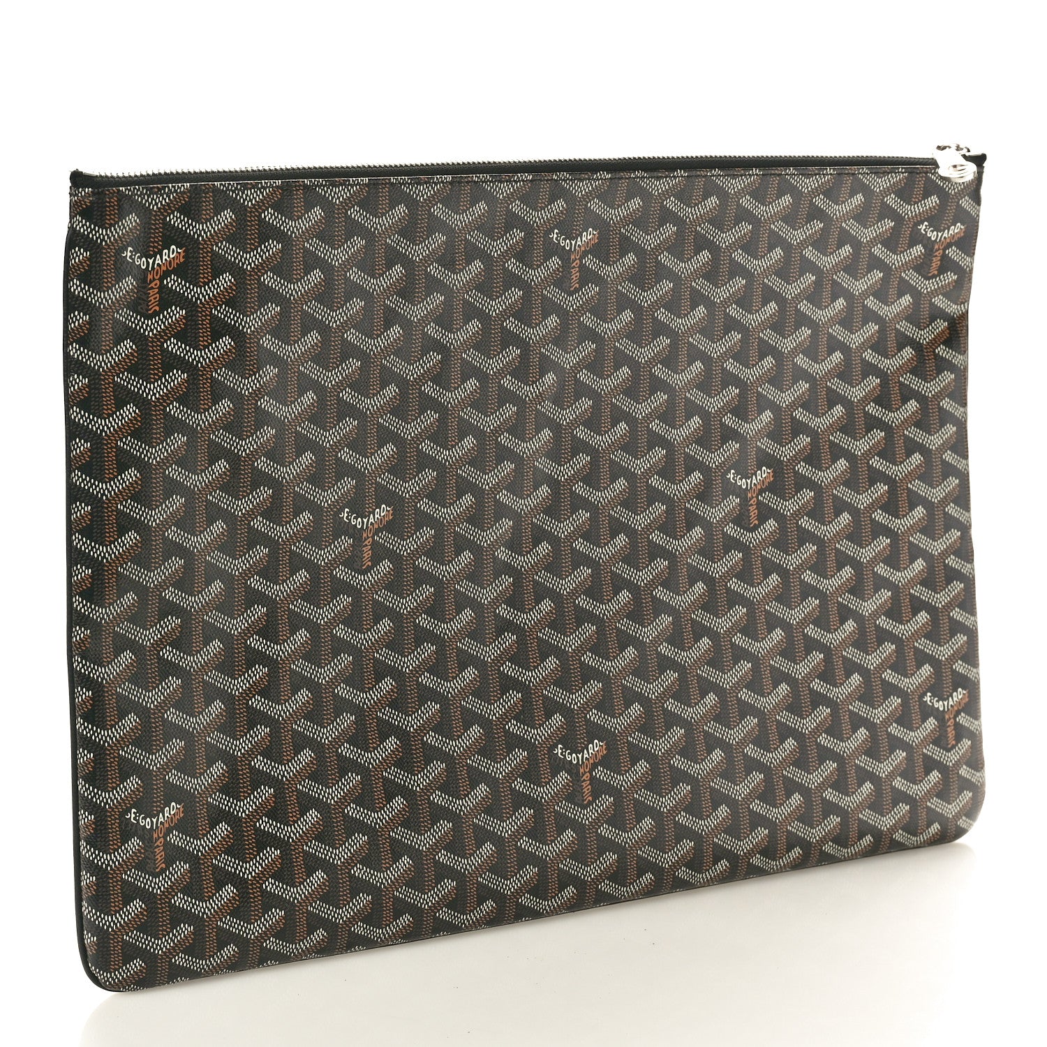 Goyard Goyardine Senat Pochette GM Black Gold 3 of 11