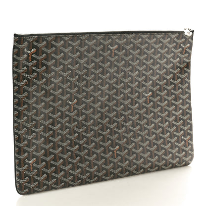 Goyard Goyardine Senat Pochette GM Black Gold 3 of 11