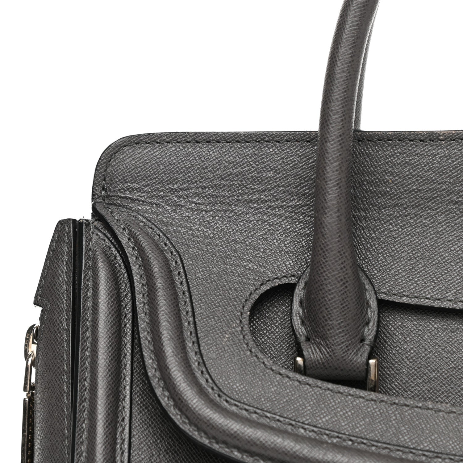 Alexander McQueen Calfskin Large Heroine Grey 11 of 19