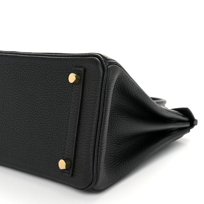 Hermes Taurillon Novillo Birkin 25 Black 10 of 13