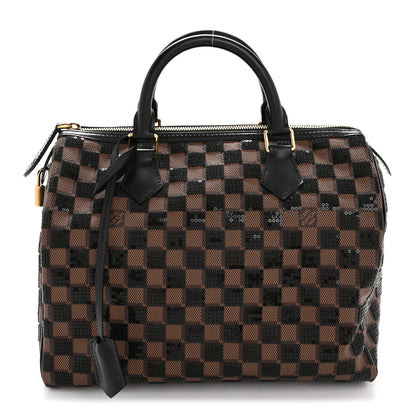 Louis Vuitton Damier Paillettes Speedy 30 Black 1 of 11