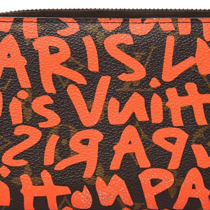Louis Vuitton Monogram Graffiti Zippy Wallet Orange 8 of 15