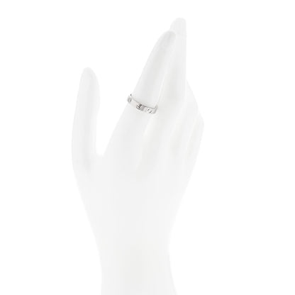 Cartier 18K White Gold 3.5mm LOVE Wedding Band Ring 55 7.25 2 of 5