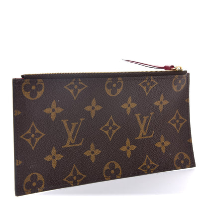 Louis Vuitton Monogram Felicie Chain Wallet Zippered Insert Fuchsia 3 of 6