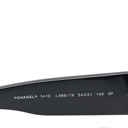 Chanel Acetate Polarized Round Sunglasses 5410 Black 6 of 7