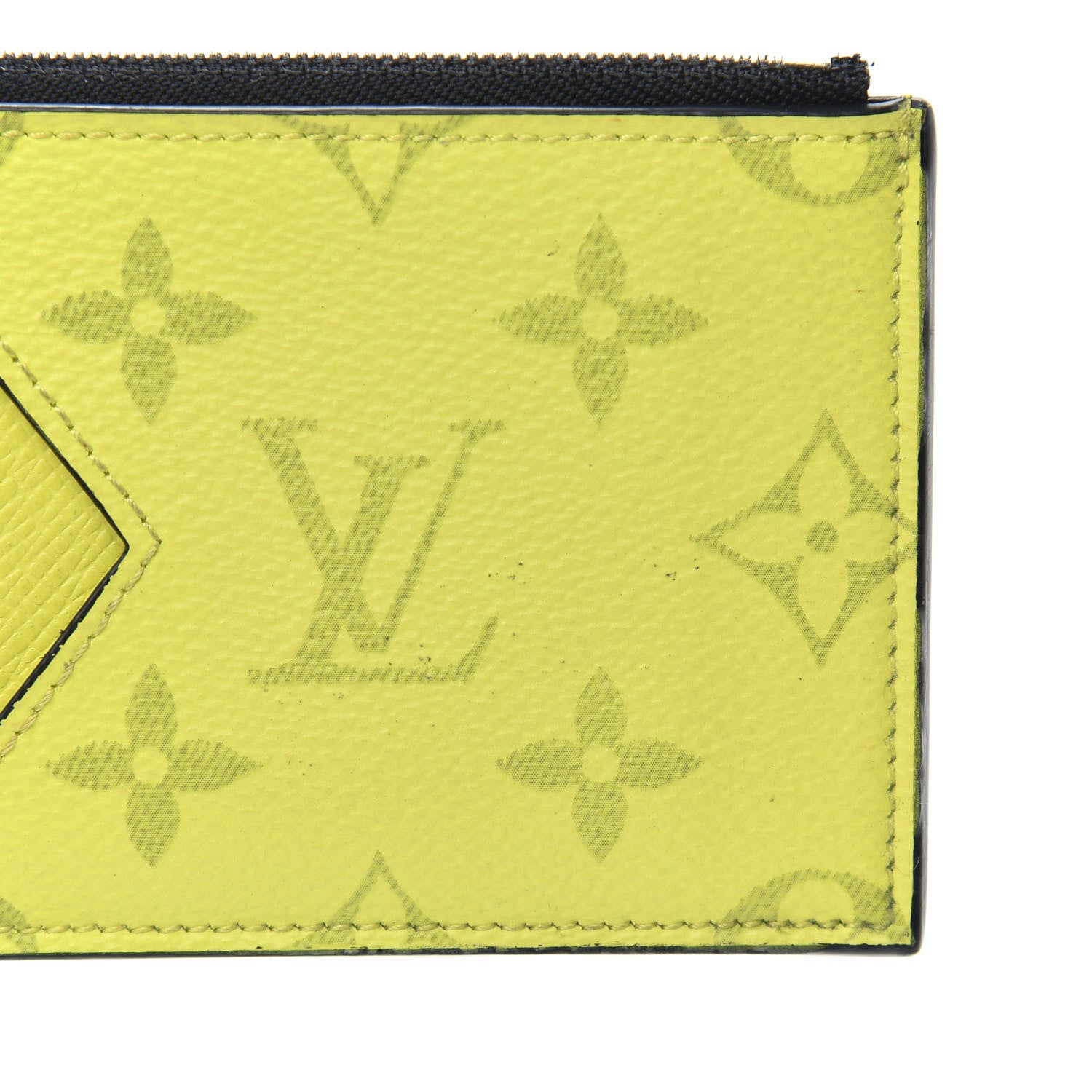 Louis Vuitton Monogram Taiga Coin Card Holder Yellow 7 of 8