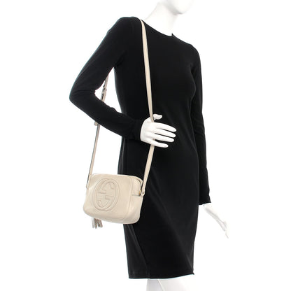 Gucci Pebbled Calfskin Small Soho Disco Bag Off White 2 of 11