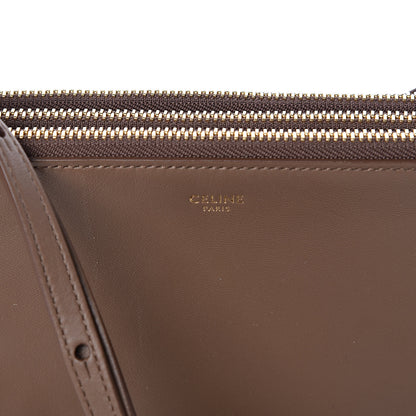 Celine Lambskin Large Trio Crossbody Bag Camel 11 of 11