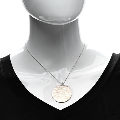 Roberto Coin 18K Yellow White Gold Diamond Elephantino Pendant Necklace 2 of 4