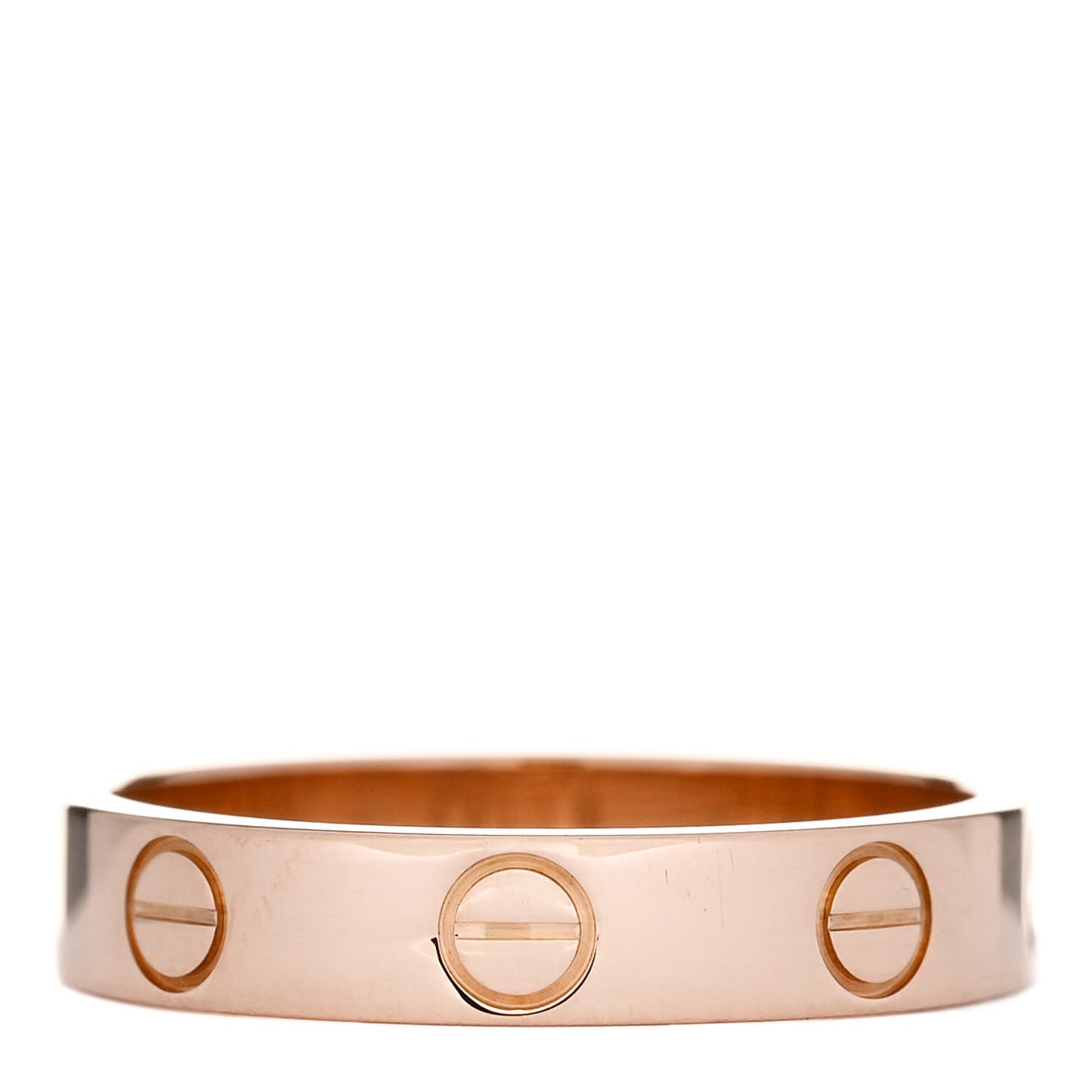 18K Pink Gold 3.5mm LOVE Wedding Band Ring 51 5.75