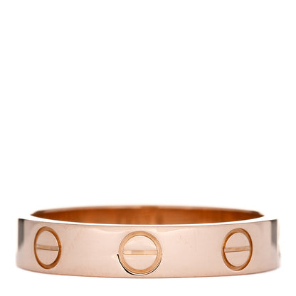 Cartier 18K Pink Gold 3.5mm LOVE Wedding Band Ring 51 5.75 3 of 5